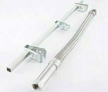 Halter für Flexschlauch DN20/DN25 x 700mm lang mit Rastbolzen (Abhangdecken)