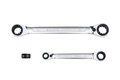 Doppel-Ratschen-Ringschlüssel metrisch 3TLG mit POWERDRIV® -Antrieb 3-teilig