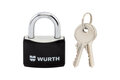 Vorhängeschloss Würth VORHAENGSHLO-WUERTH-AL-40MM-SCHWARZ