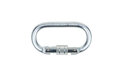 Schraubkarabiner oval mit Schraubsicherung