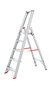 Alu-Stufenstehleiter mit Plattform STEHLEI-PLTFORM-5STUF