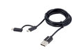 USB Daten- und Ladekabel LADEKBL-F.LGHTNG-NYL-120CM
