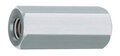 Distanzmuffe M10 x 25 sechskant, Stahl verzinkt